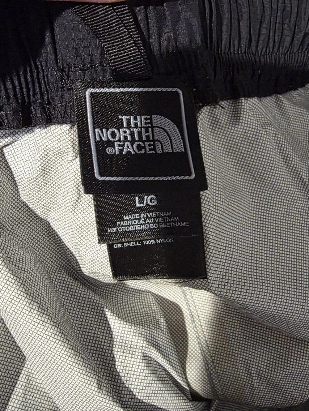 The North Face Hyvent Venture Rain Pant Black Large Waterproof Outdoors Workwear
